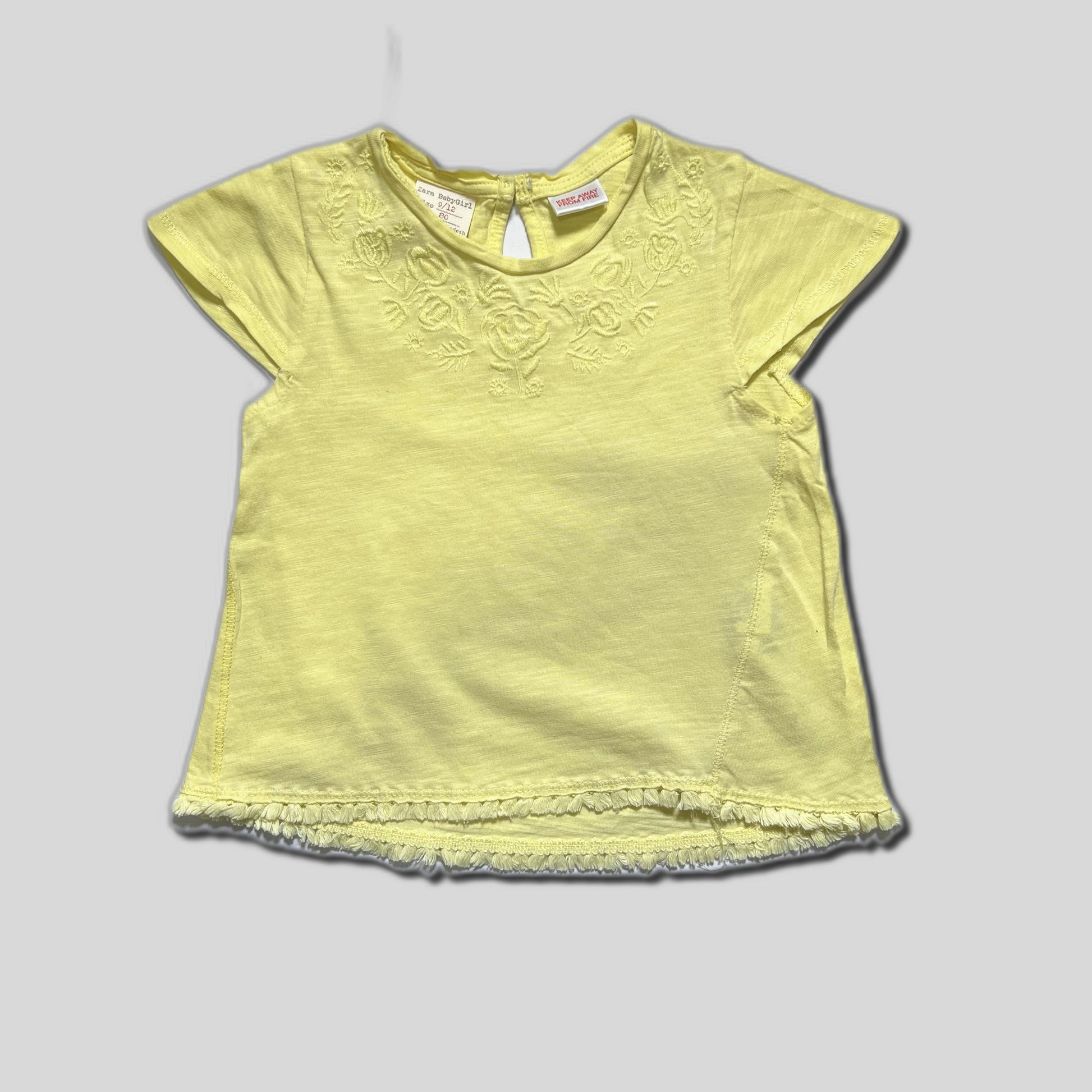 Tricou Fete | Marimea 80 (9-12 luni) Ca Nou