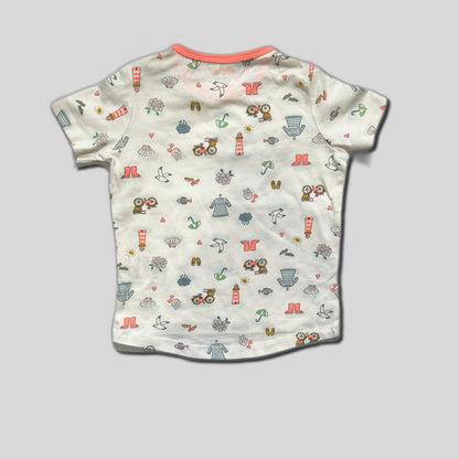 Tricou cu imprimeu de mare