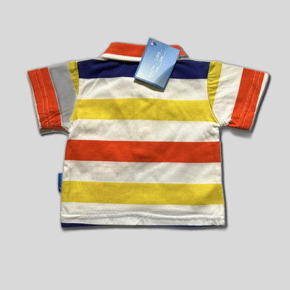 Tricou cu dungi si guler