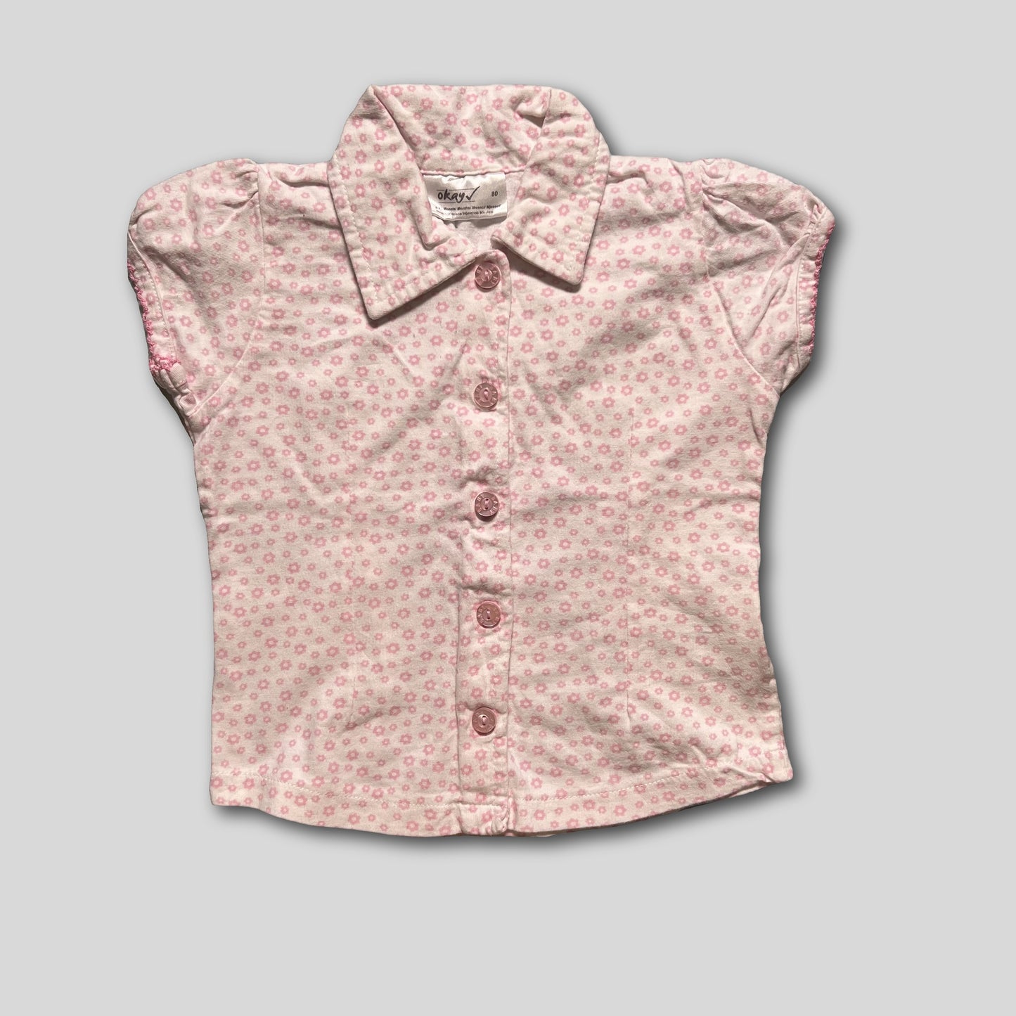 Tricou Fete | Marimea 80 (9-12 luni) Ca Nou