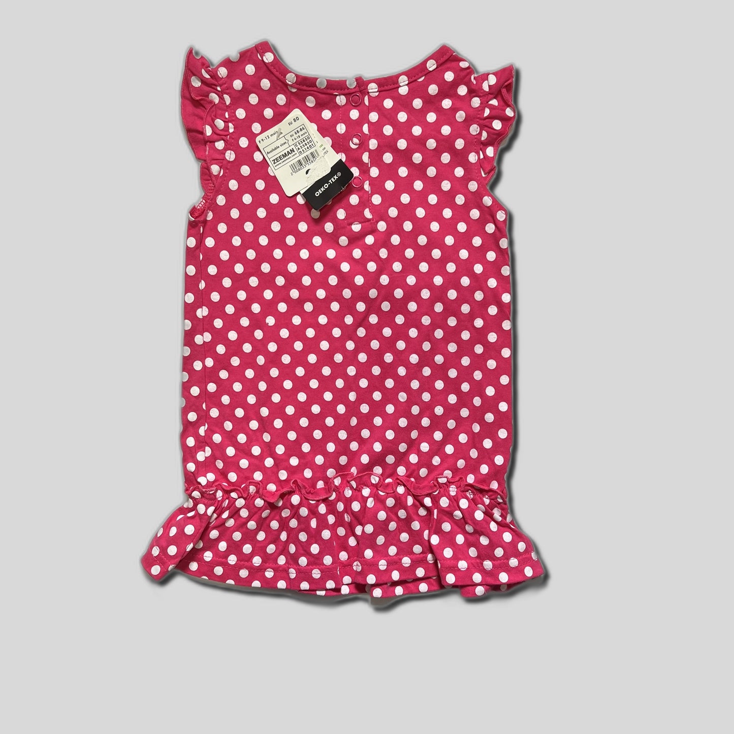 Rochie roz cu buline