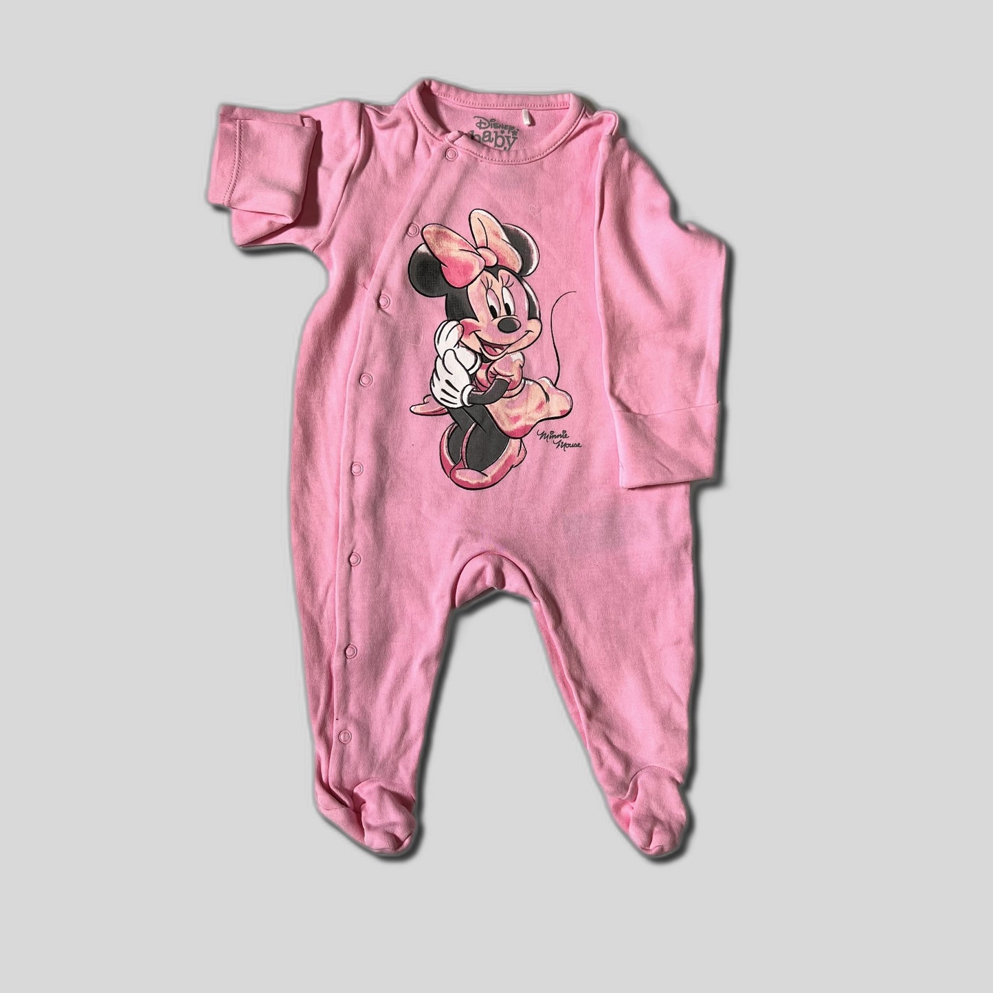 Salopeta pijama cu Minnie