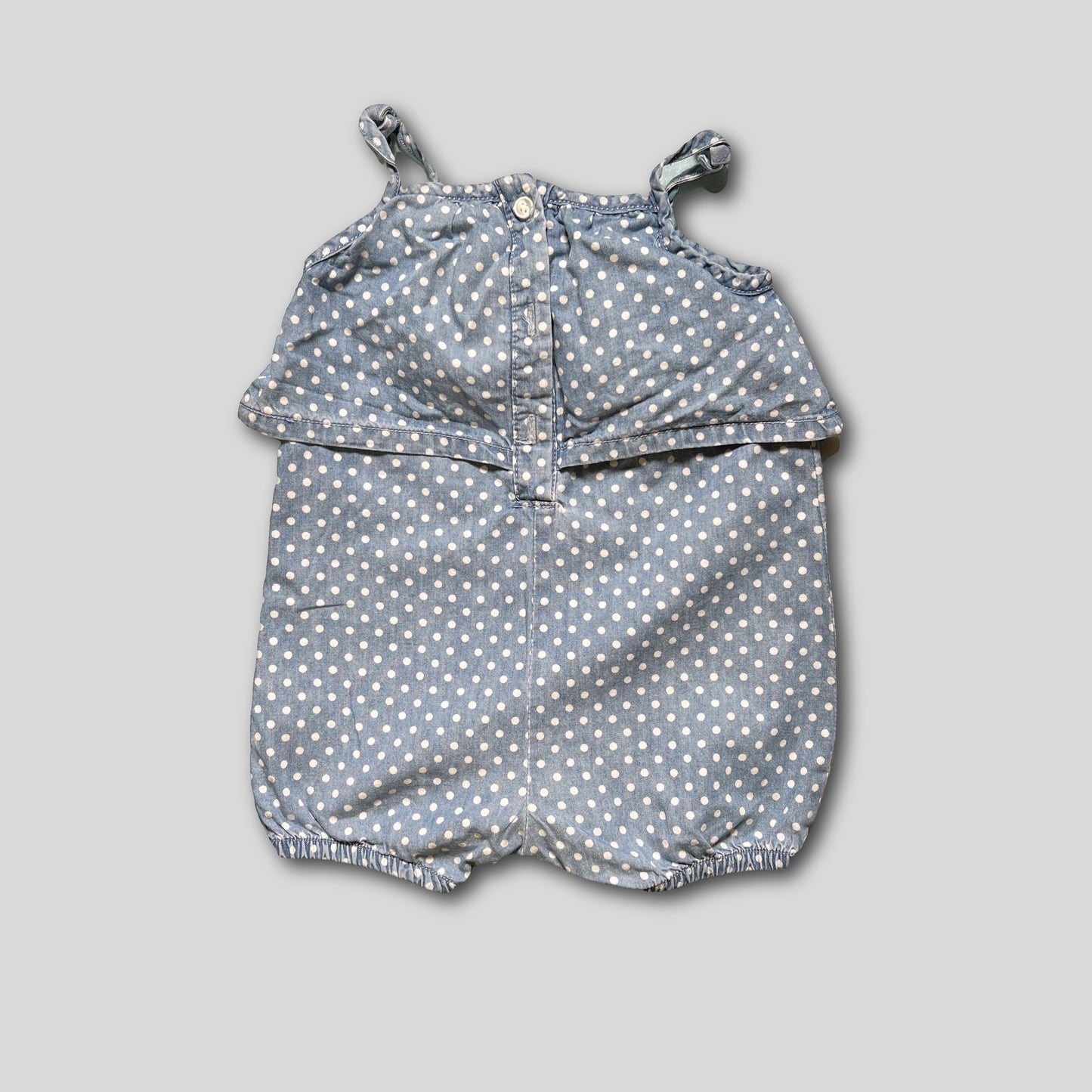 Salopeta de blugi cu buline