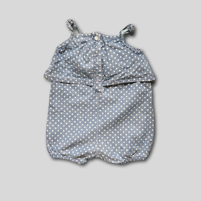 Salopeta de blugi cu buline