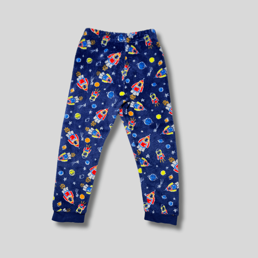 Pantaloni pufosi cu nave spatiale