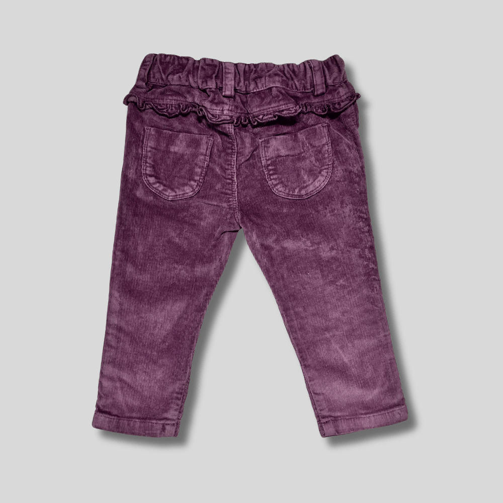 Pantaloni raiati mov