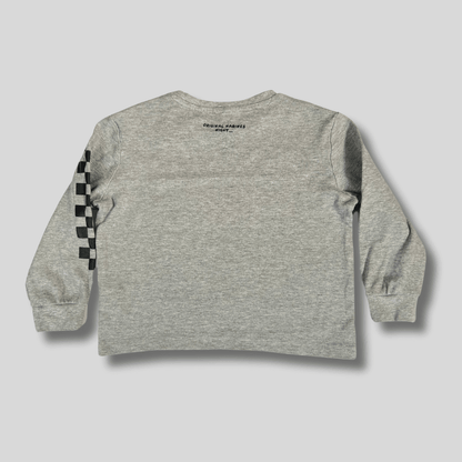 Bluza cu maneca lunga imprimeu curse