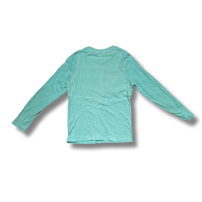 Bluza cu maneca lunga turcoaz