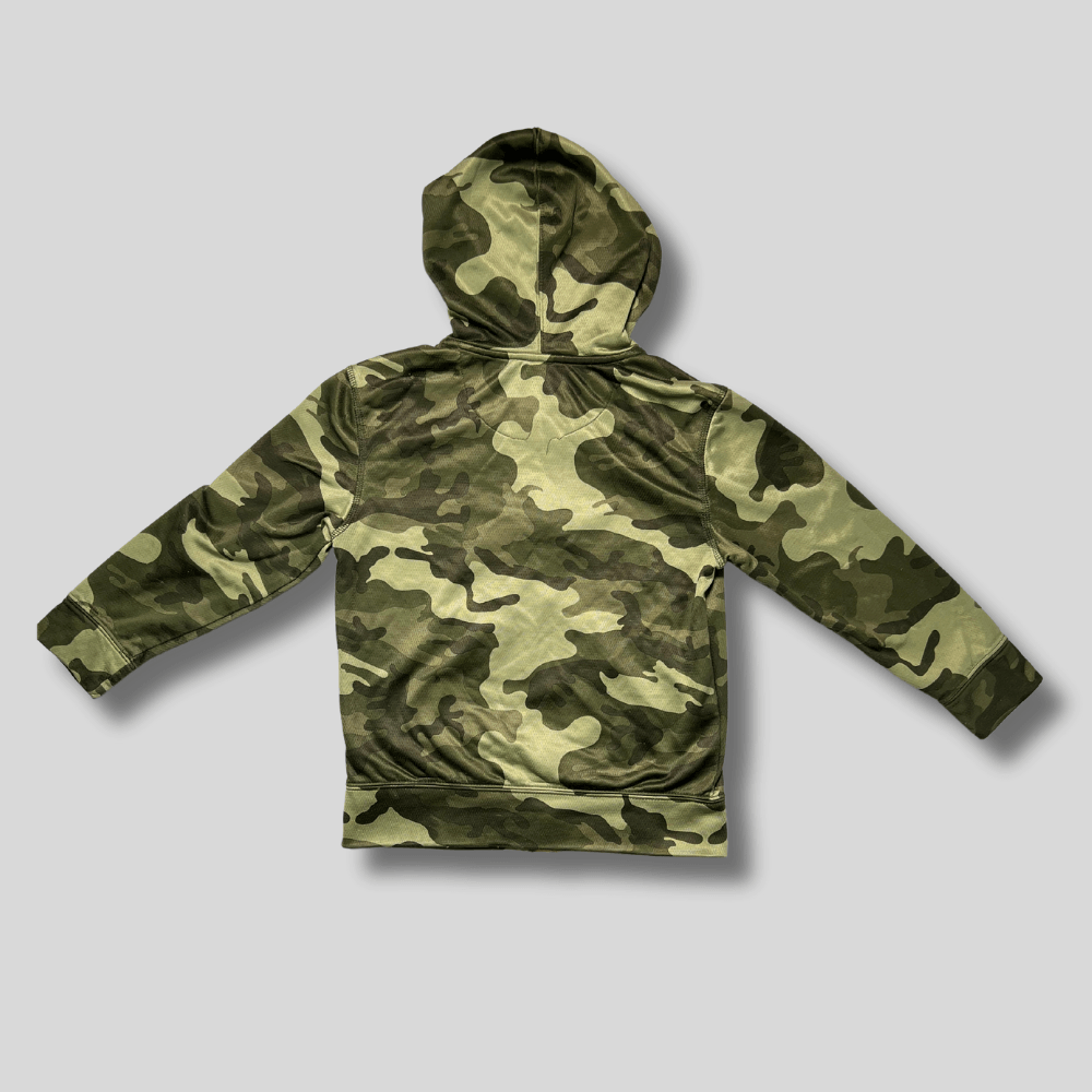 Jacheta camuflaj cu gluga