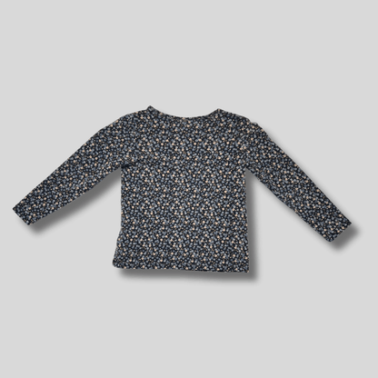 Bluza cu maneca lunga si flori